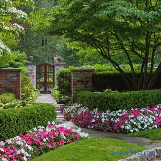 Jardin anglais - dix principes de base de son arrangement
