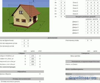 Calcul du revêtement pour le revêtement de maison: calculatrice des matériaux et des prix