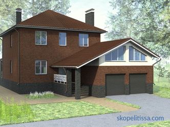 L'extension du garage à la maison en brique: options et règles de construction