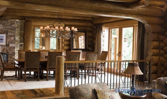 L'intérieur de la maison en bois à l'intérieur: idées de photo et de vidéo