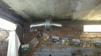 Caractéristiques de la ventilation de la cave dans le garage. Comment organiser un système de ventilation de haute qualité