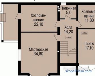 Projets de maisons particulières 10 sur 12 à un et deux étages, plans 10x12 dans le catalogue, prix à Moscou, photos