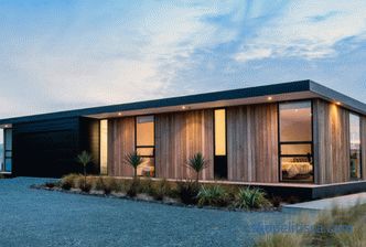 Maison à charpente avec toit plat: matériaux et technologie de construction