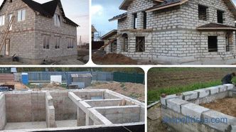 Maisons de campagne à partir de blocs de mousse - projets clé en main, prix de construction à Moscou, photo