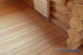 Réchauffer le sol dans une maison en bois - comment et mieux