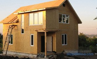 options pour la finition de la façade d'une maison à ossature avec des exemples sur la photo et la vidéo