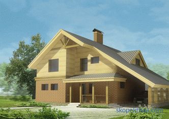 Projets de maisons combinées en pierre et en bois pour une construction clé en main à Moscou