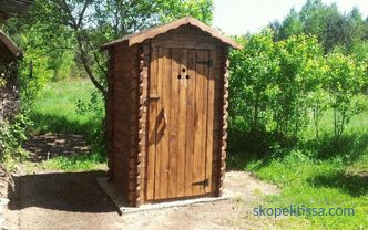 Toilette en bois à donner, vues, comment construire, schémas, photos