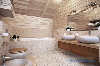 Douche dans une maison en bois: matériaux, technologie, exigences