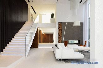 Escalier dans une maison privée au deuxième étage: les meilleurs projets de design