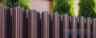 Clôtures et clôtures métalliques: variété, coût, choix, installation