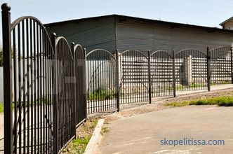 Clôtures et clôtures métalliques: variété, coût, choix, installation