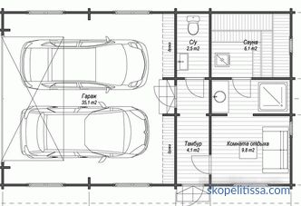 projet standard de garage pour une voiture