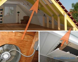 Grenier ventilation sous toit, grille, appareil, variations, photo