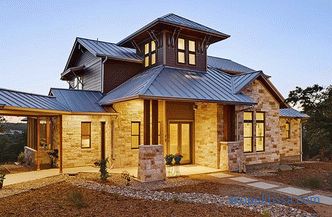 Types de toits de maisons privées - projets et options pour la construction du toit