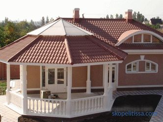 Le toit de la terrasse - types, caractéristiques techniques et opérationnelles, nuances d'installation