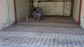 technologie de construction - du béton au sol
