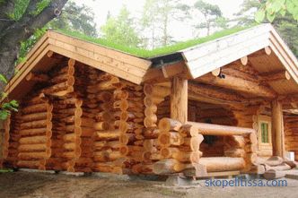 projets de bains en bois provenant d'une maison en rondins, photos, prix de construction à Moscou
